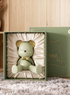 可爱小熊装饰摆件礼盒装送礼