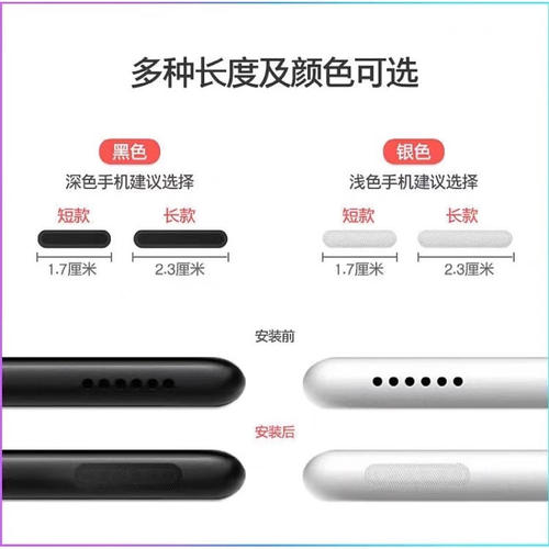 手机喇叭防尘贴扬声器听筒防尘网适用苹果iphone16promax 华为 OPPO vivo 小米 三星防尘塞防尘网膜防尘配件 - 图2