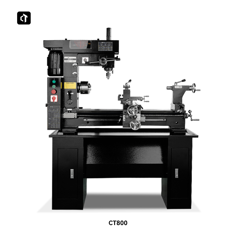 铁呲CT800多功能工具机车钻铣三合一家用车床钻铣床小车铣钻 - 图2