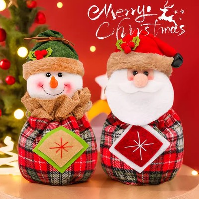 圣诞节平安夜手提袋圣诞萌诗颜