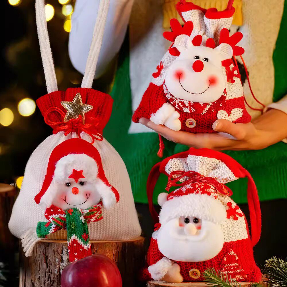 【任选3件包邮】圣诞节平安夜苹果袋送男女朋友礼物袋手提糖果袋