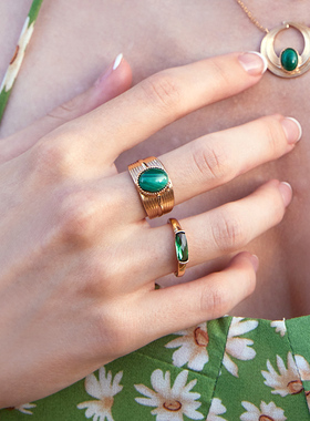 法国进口JFB厚包金简约百搭戒指