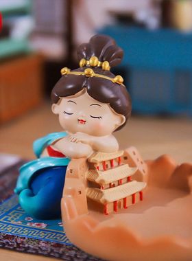 敦煌首饰礼物国潮福禧精美盘卧室