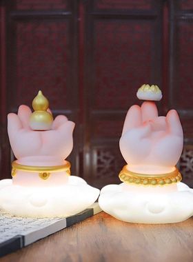 室内装饰复古佛手中式成品创意