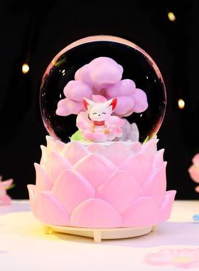 八音盒网红小飘雪热卖摆件装饰