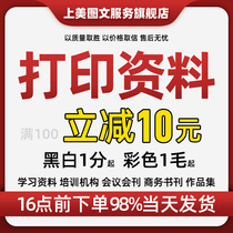 Online Graphic Printing Service Laser Black & White Color Print Photoprint Shop A4 File Glued