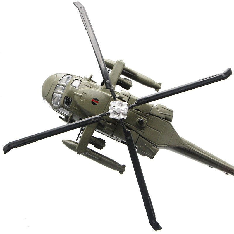 黑鹰武装直升机合金军事飞机模型 仿真战机模型收藏级摆设品玩具