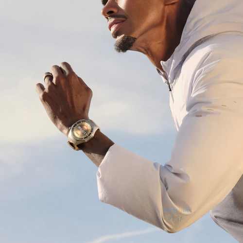 鸣铎适用华为GT6pro表带watchgt手表专用原装同款复合编织6pro男款按键款压式高级感智能运动琥珀棕新款腕带 - 图3