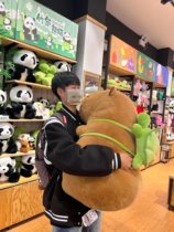 thegreenparty Capibala doll oversize water guinea giant No bully sleeps and holds a pillow gift