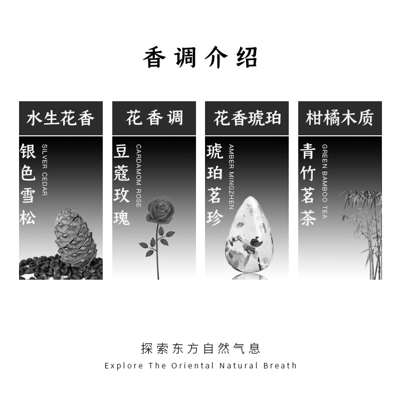 京曦香茗珍藏香水礼盒持久高级淡香小众国风东方中性香生日礼物