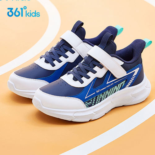 361童鞋 男童运动鞋儿童2025秋冬季新款小童革面防水中大童跑步鞋 - 图1