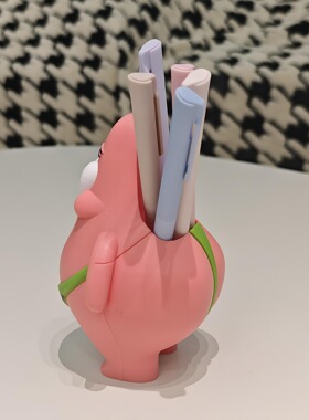 海绵创意笔筒桌面收纳摆件礼物