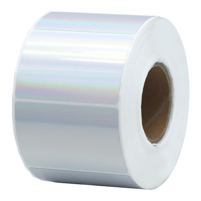 Square laser silver thermal self-adhesive label paper