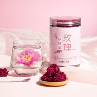 玫瑰花茶旗舰店正品平阴玫瑰花冠重瓣花食用女无硫熏大朵