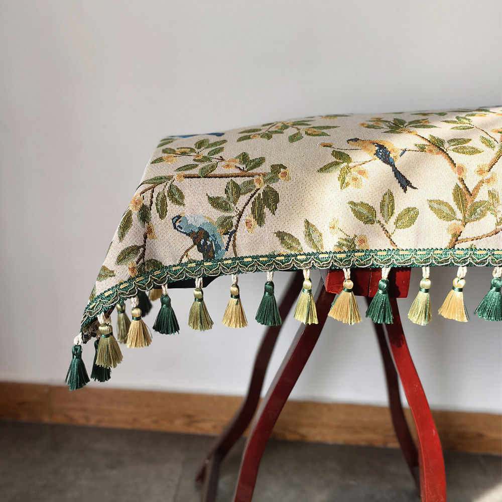 高级【含精致流苏】国风古筝罩防尘罩复古风古筝盖布琴布乐器罩,淘宝优惠券,粉丝福利购,淘宝优惠卷