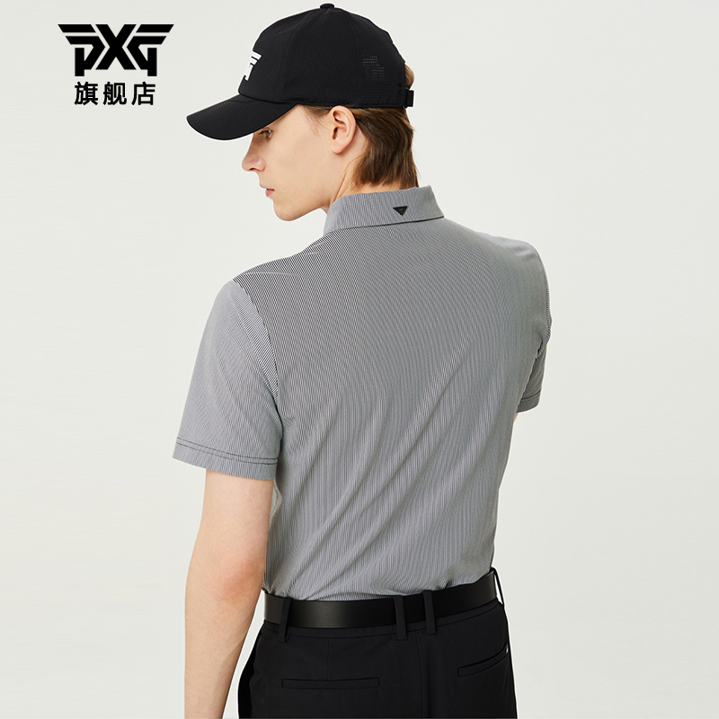 PXG 高尔夫服装 男士短袖运动T恤 速干POLO衫 golf运动休闲上衣 - 图0