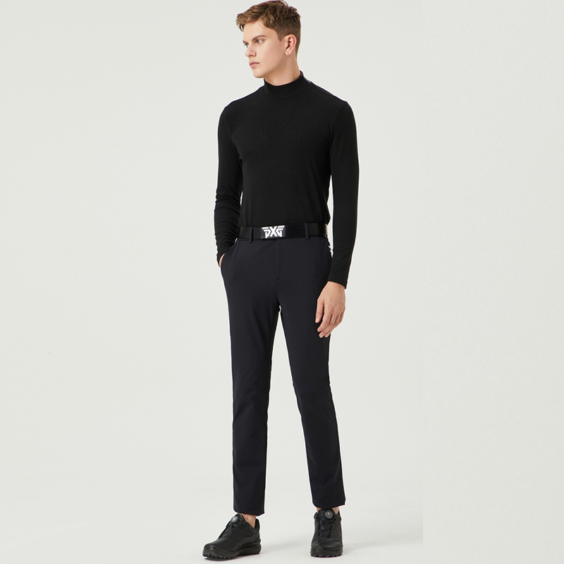 PXG高尔夫服装男士长袖T恤运动打底衫golf休闲半高领上衣韩国进口 - 图3