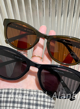 美式复古猫眼墨镜女防紫外线遮阳