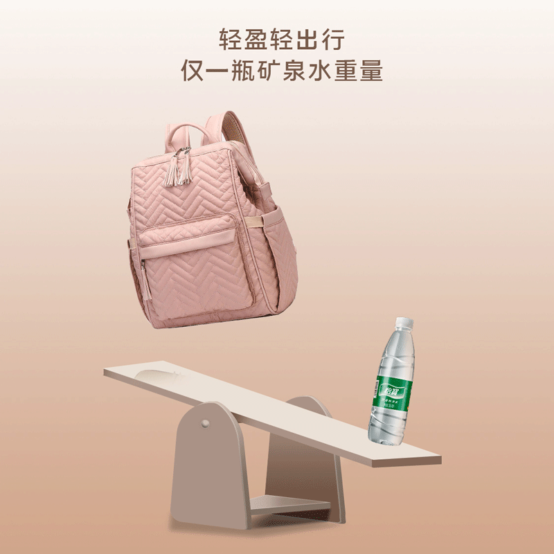 2022防水防污妈咪包双肩超轻背包 littlegreyrabbit妈咪包/袋
