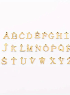 跨境热卖字母首饰 26个大写英文首字母手链 铜爱心串珠弹力线手链