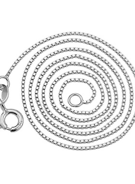 盒子链货源供应 时尚百搭锁骨链女单链短款颈链奢华项饰品厂家直