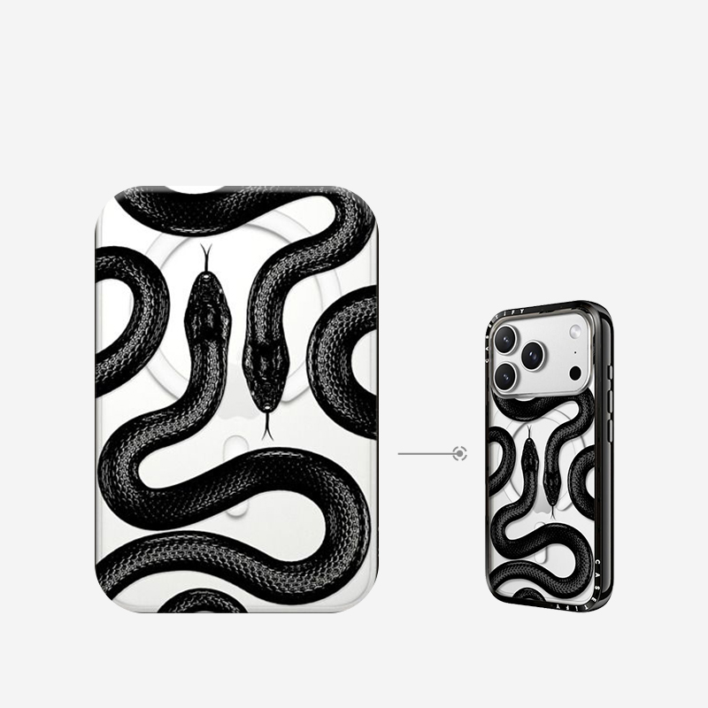 CASETiFY 大王蛇系列 黑色/金色/透明 适用于苹果iPhone17ProMax/17Pro/16ProMax/15Pro/华为Mate60pro手机壳