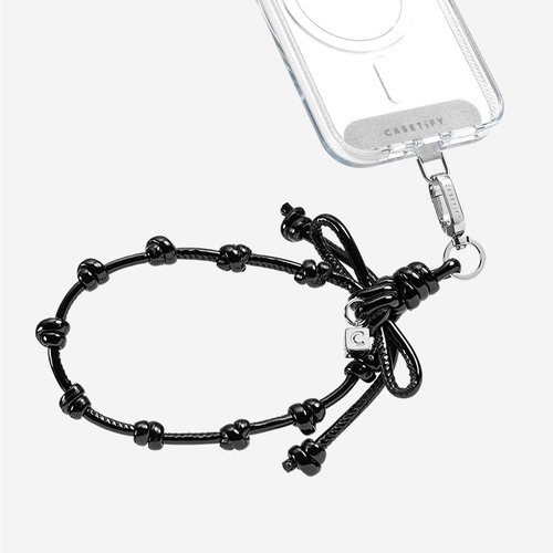 CASETiFY 蝴蝶结腕带/挂绳手机腕带 绯云粉/宝石红/黑色 适用于iPhone全系列手机配件腕带 - 图1