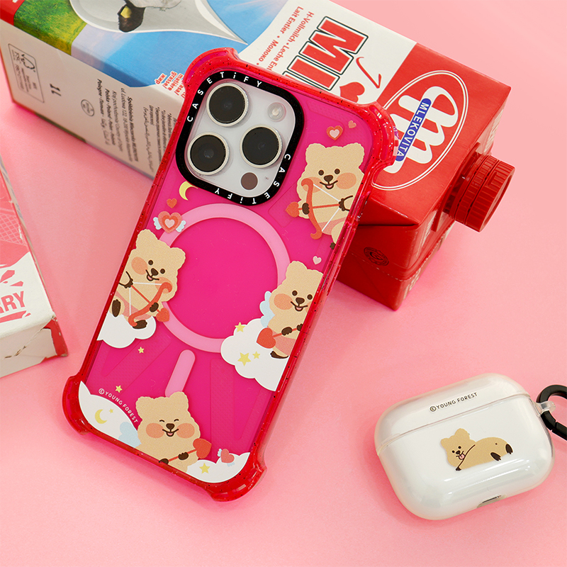 CASETiFY YOUNG FOREST艺术家联名丘比特KKOTKA适用于iPhone15/14/13/Pro/Max防摔手机壳-图0