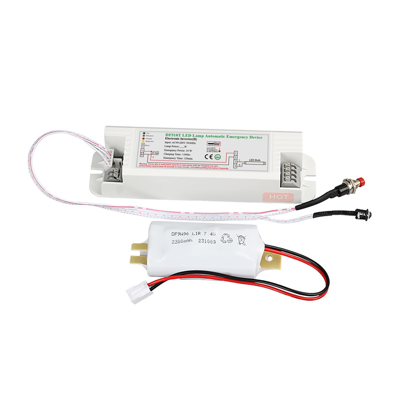 T5/T8/T10 LED感应灯管应急启动电源 10-40W内置LED应急电源 - 图2