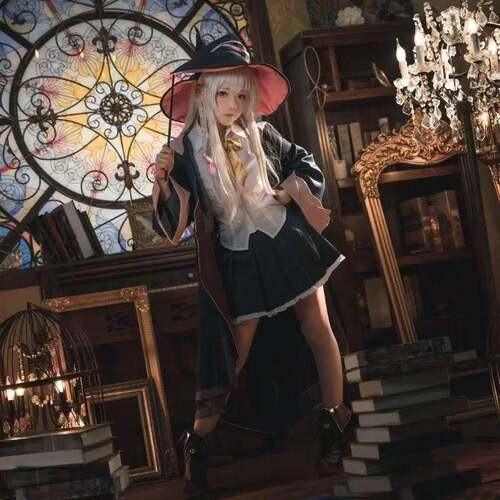 魔女之旅cos服伊蕾娜魔法女巫动漫套装cosplay女装校园风c服全套 - 图3