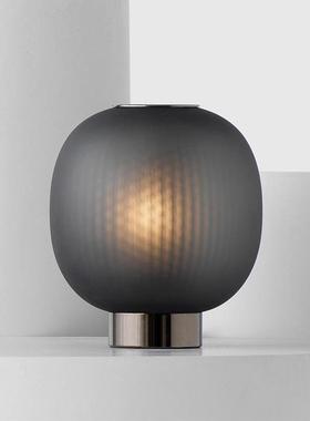 轻奢简约样板房摆件床头柜装饰台灯具卧室摆件台灯金属特价灯摆件