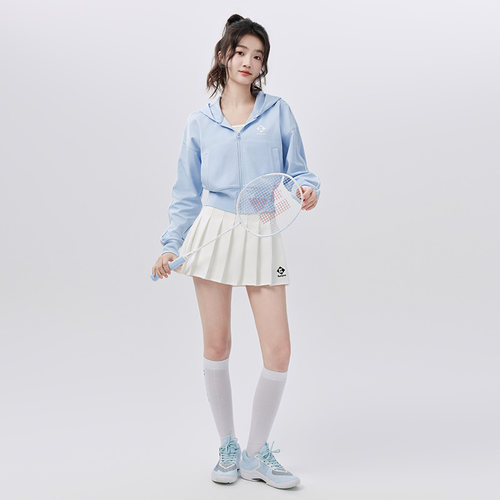 薰风羽毛球服运动短裙夏季透气速干休闲女百褶短裙熏风K243W-7033 - 图1