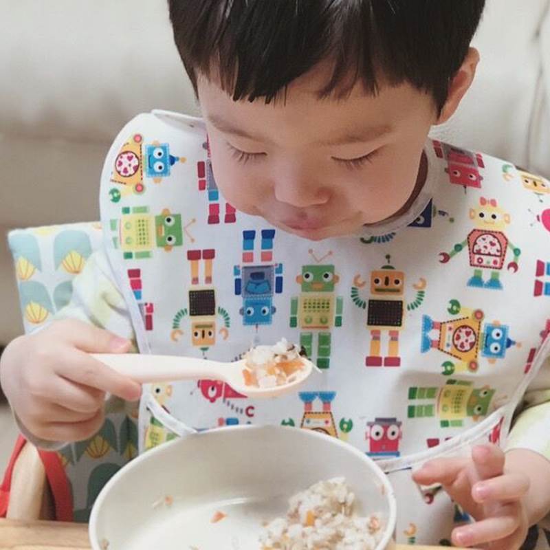 miniware婴儿喂养宝宝吃饭勺子硅胶软勺辅食勺防滑训练勺儿童餐具 - 图0