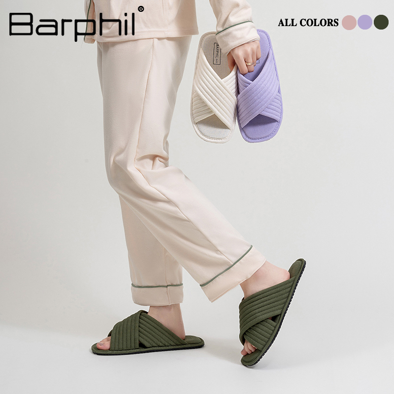 Barphil拖鞋室内家居2025年新款四季棉拖鞋外穿百搭防滑软底防滑 - 图3