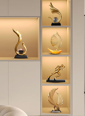 赟娅轻奢高档家居中式摆件办公室玄关客厅电视柜酒柜装饰品摆设风