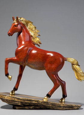 大明铜匠铜马摆件家居装饰品乔迁之喜搬家高档礼物客厅酒柜办公室