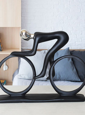 千现创意人物艺术品摆件北欧轻奢装饰品摆设电视柜玄关抽象工艺品