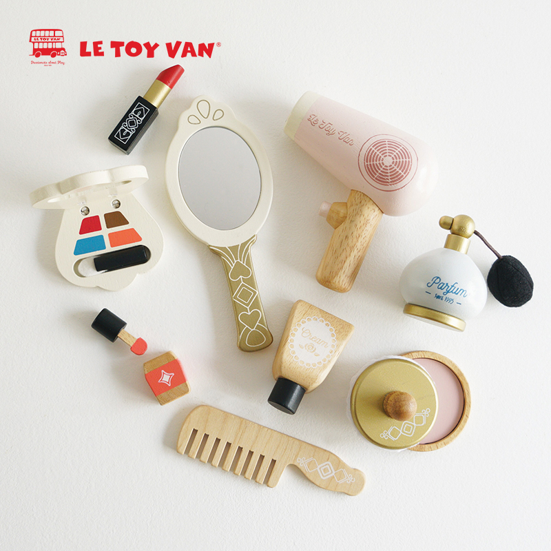 英国le toy van明星化妆包美妆包儿童木质娃娃护理套装过家家玩具,淘宝优惠券,粉丝福利购,淘宝优惠卷