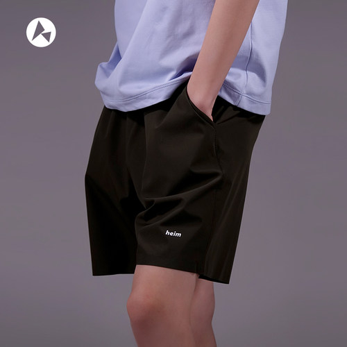 heim儿童速干短裤 男童中大童弹力透气运动裤夏季轻薄凉感五分裤 - 图2