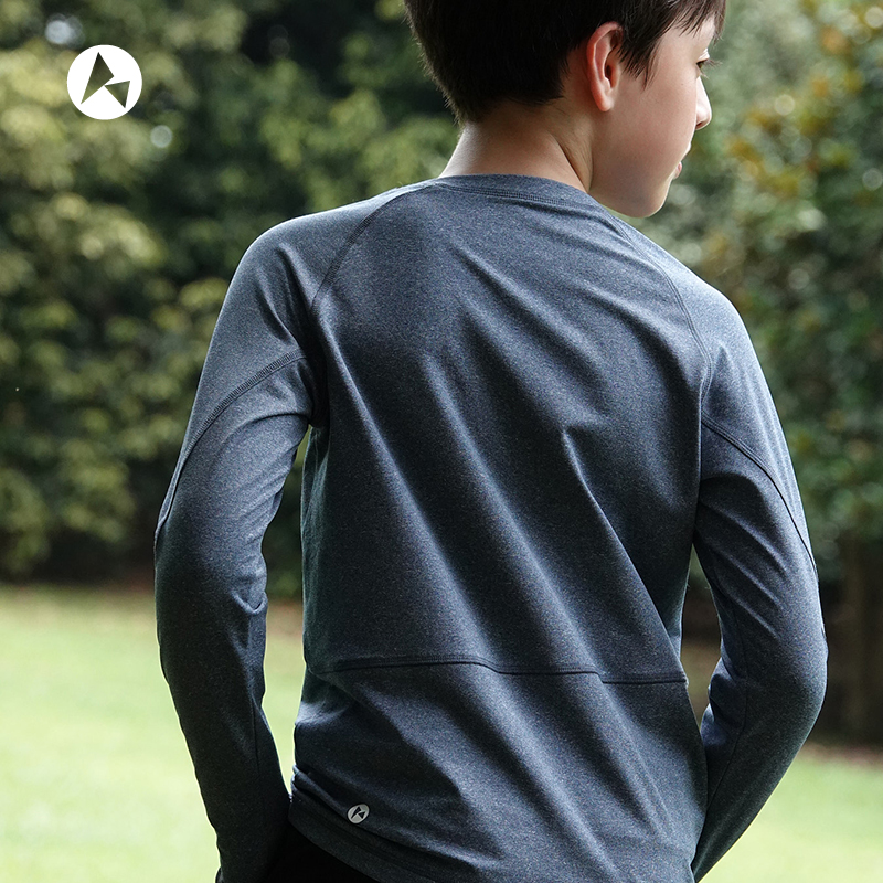 heim儿童速干防晒T恤 春秋款女童轻薄排汗衣打底衫运动训练服 - 图2