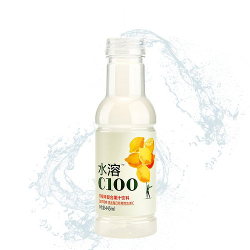 农夫山泉水溶C100复合果汁445ml*15瓶整箱批特价柠檬青皮桔饮料品 - 图3
