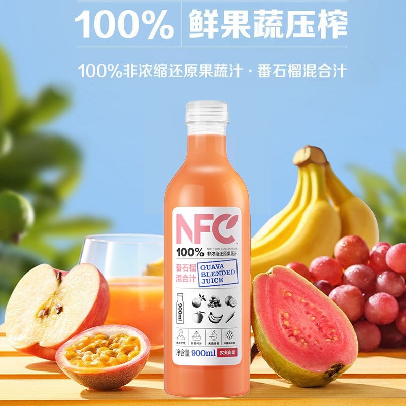 农夫山泉NFC果汁饮料橙汁300ml*24瓶整箱批特价苹果香蕉芒果汁900 - 图2