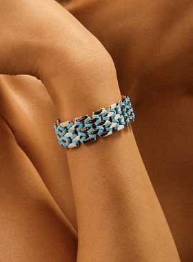 CREMAISH简约百搭皮编手链