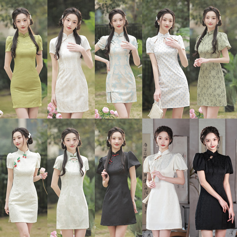 改良国潮2023年新款炸街年轻款旗袍 诺婉寻旗袍