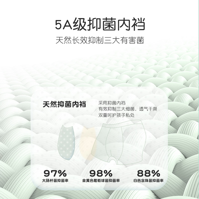 男童内裤纯棉a类儿童平角裤男孩四角短裤2025新款全棉宝宝中大童H,淘宝优惠券,粉丝福利购,淘宝优惠卷
