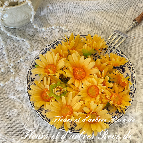 瀑布花墙diy材料痛包手作应援扇簪花头饰仿真假花环配件布景造景 - 图2