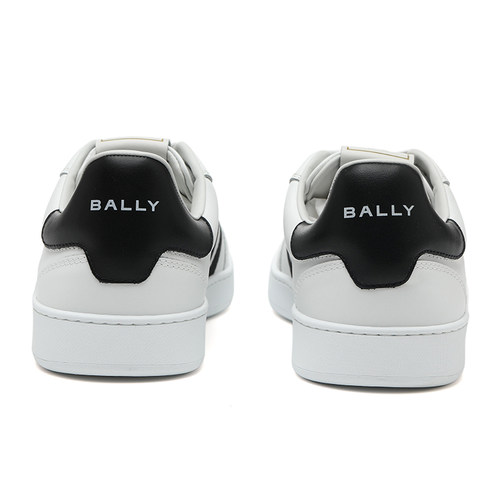 【自营】Bally/巴利新品logo徽标撞色条纹图案男士系带休闲板鞋 - 图3