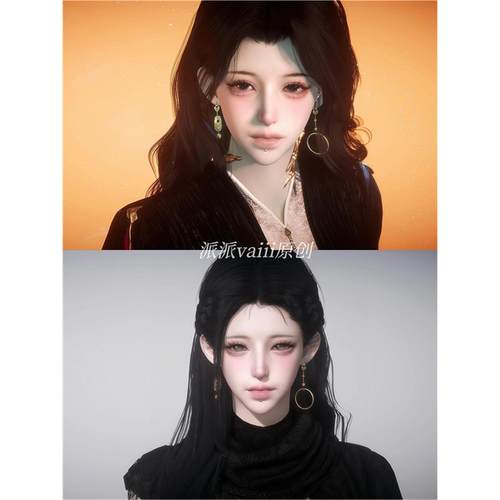 发2  甯 派派vaiii 燕云十六声捏脸女 端游手游通用 - 图0