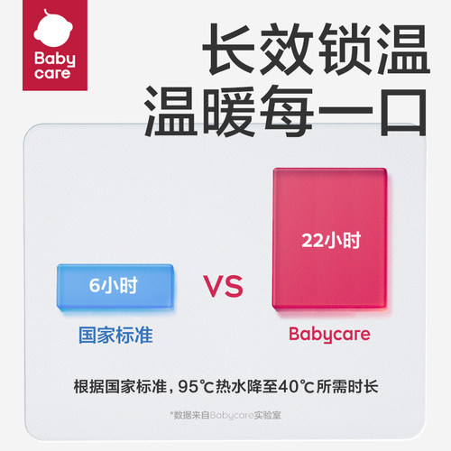 babycare宝宝保温杯婴幼儿学饮吸管水杯6个月幼儿园儿童保温奶瓶 - 图0