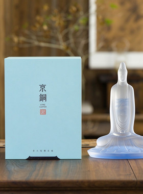 琉璃长身观音静坐造像陈设摆件